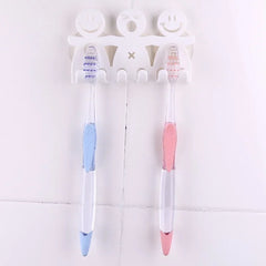 Smile Face Toothbrush Towel Holder