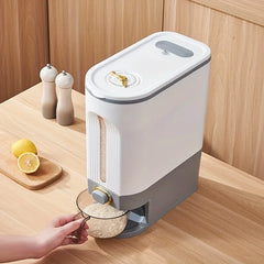 Rice bucket Dispenser
