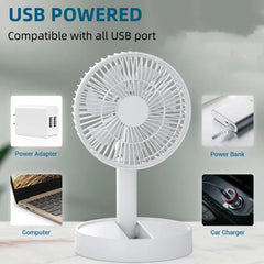 Portable Desktop Folding Fan